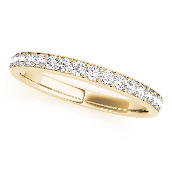 Alienna Lab Grown Yellow Gold Pave set  Diamond Ring