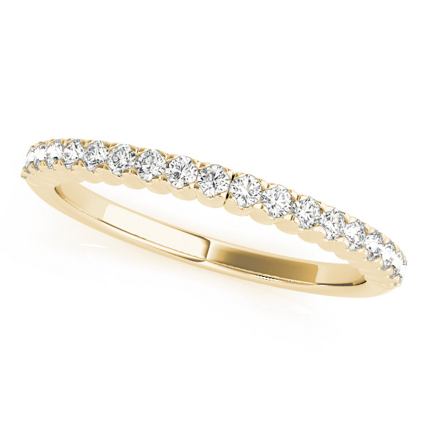 0.25 Ct Lab-Created Round Cut Keari Three Quarter Eternity Diamond Rings in 9K White Gold