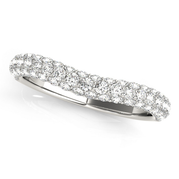 0.5 Ct Lab-Created Round Cut Kyle  Diamond Rings in 9K White Gold