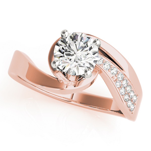 Rozal Lab-Created 4 Prong Set Diamond Ring
