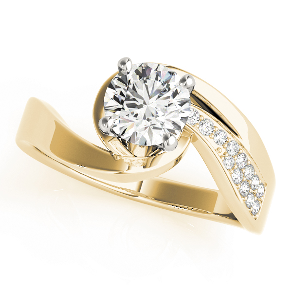 Rozal Lab-Created 4 Prong Set Diamond Ring