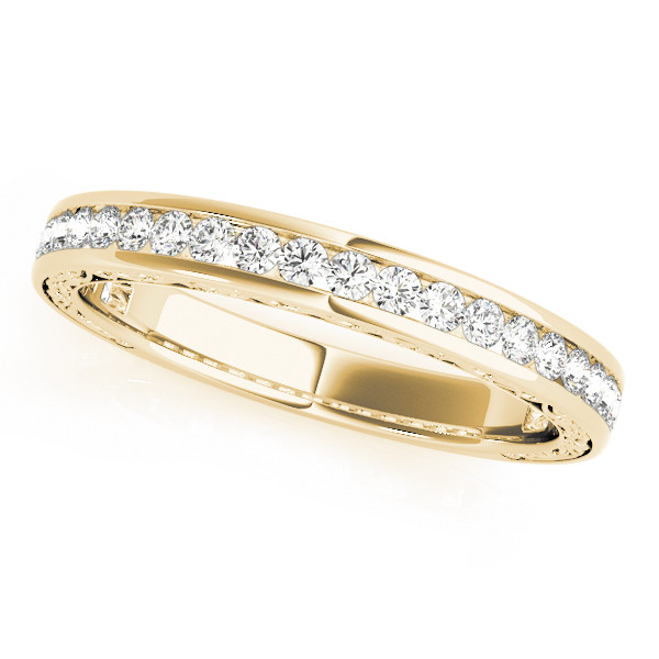 Rhya Natural Channel-Set  Diamond Ring