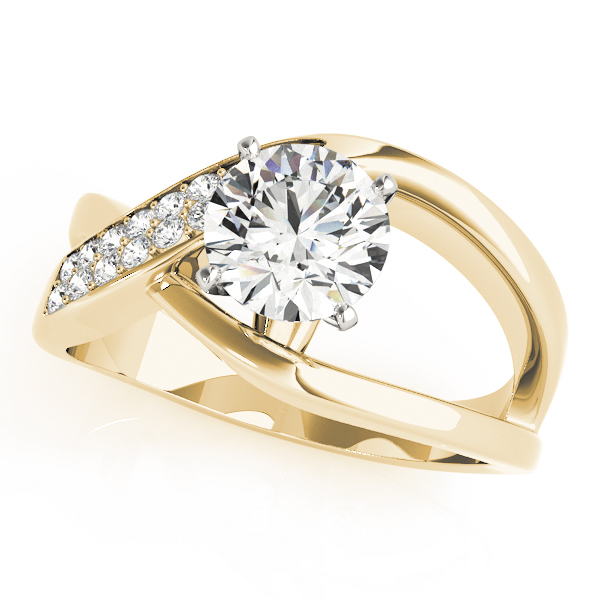Rozatta Lab-Created 4 Prong Set Diamond Ring
