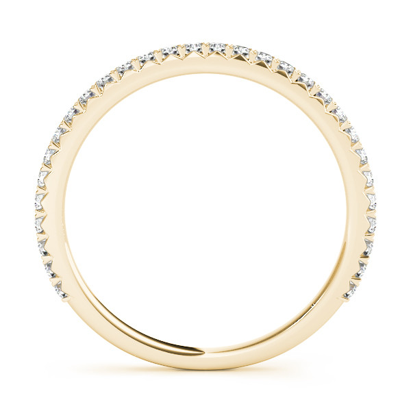 Srinika Lab Grown Rose Gold Prong Three Quarter Eternity Diamond Ring