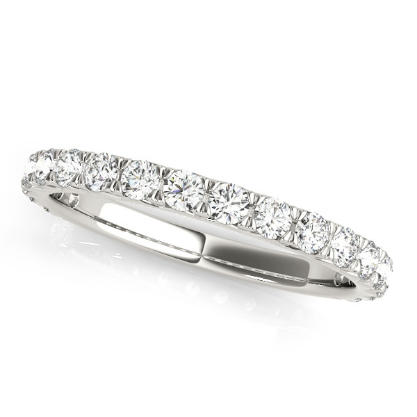 Seoni 0.50 Carat Lab Grown Prong Three Quarter Eternity Diamond Ring