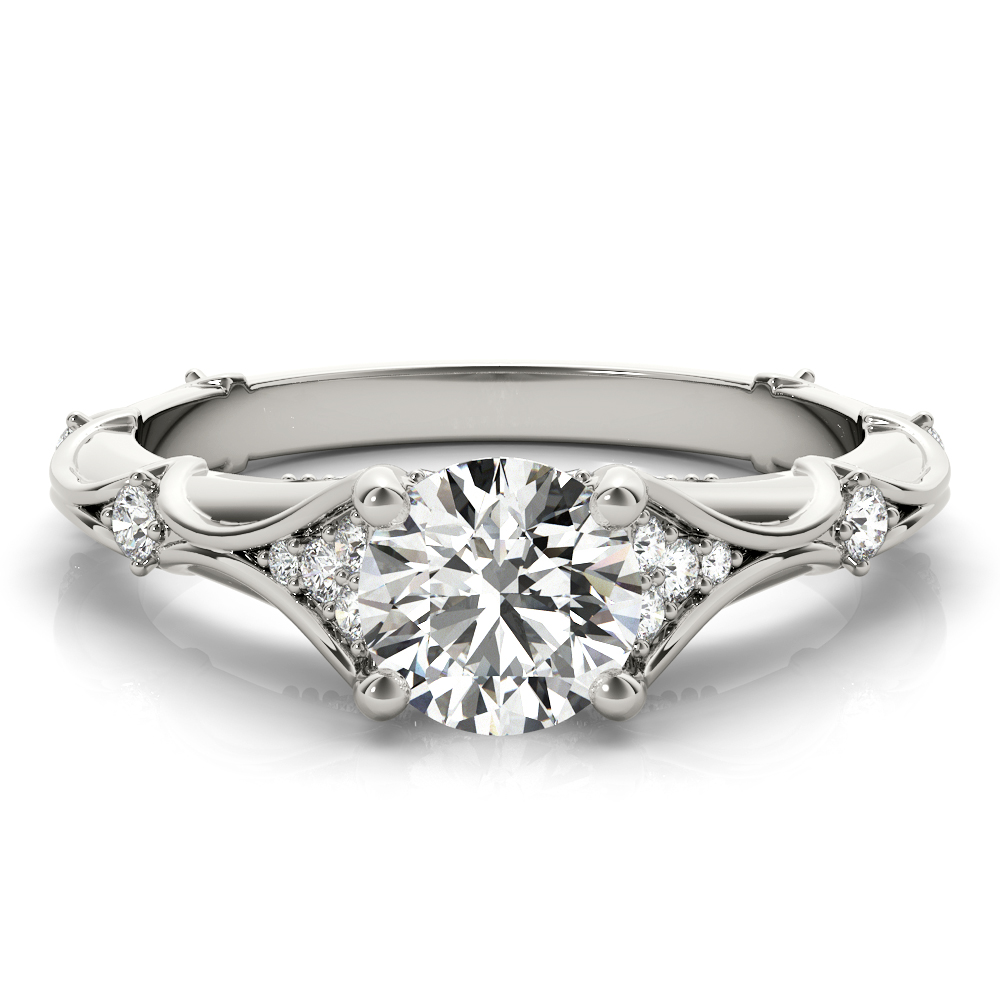 Rubilia Lab-Created 4 Prong Diamond Ring