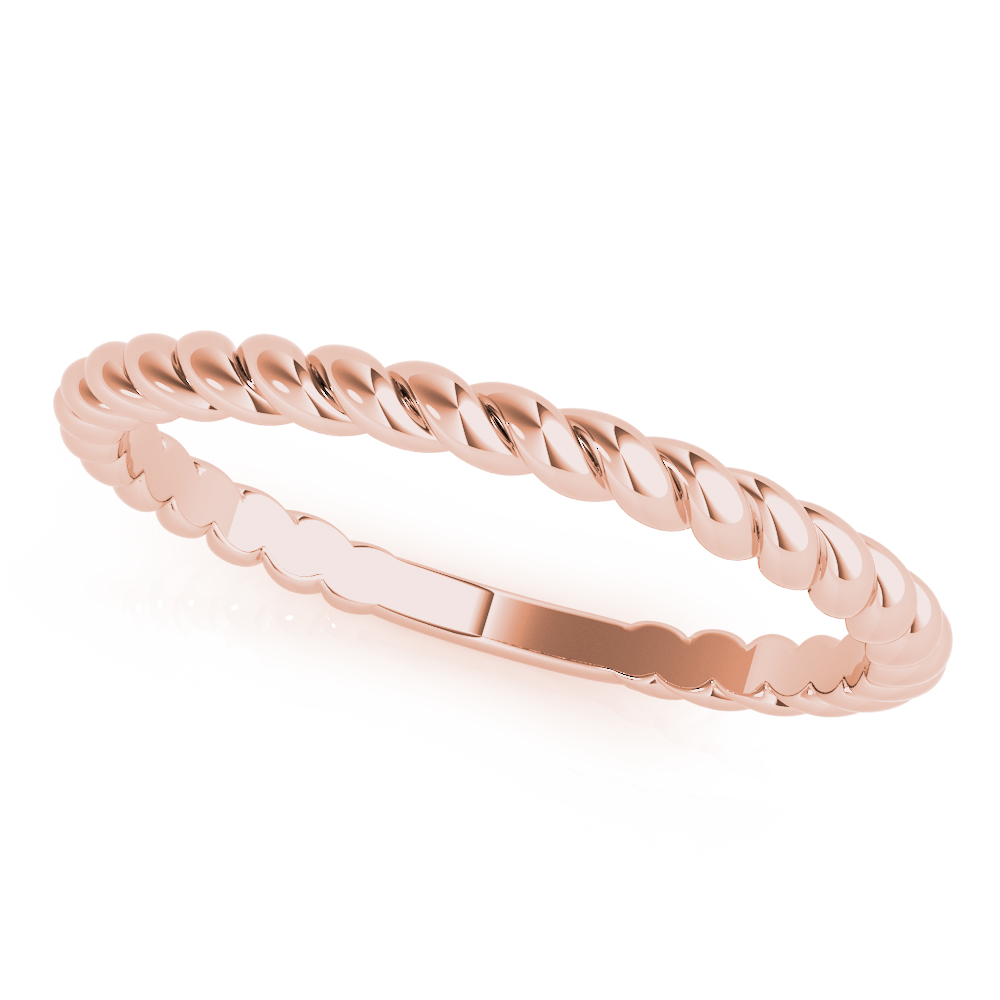 Mallory Rose Gold Men's Wedding Ring