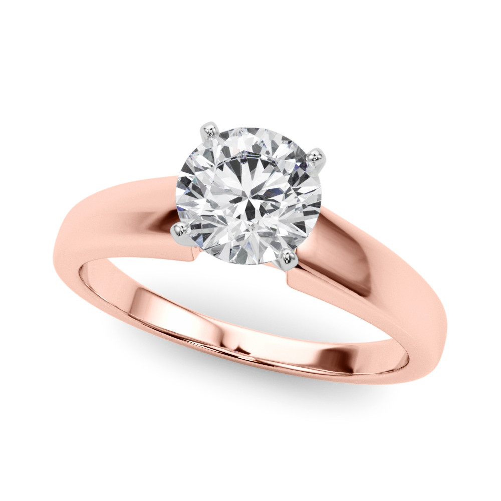 Oaklynn Natural 4 Prong  Diamond Ring