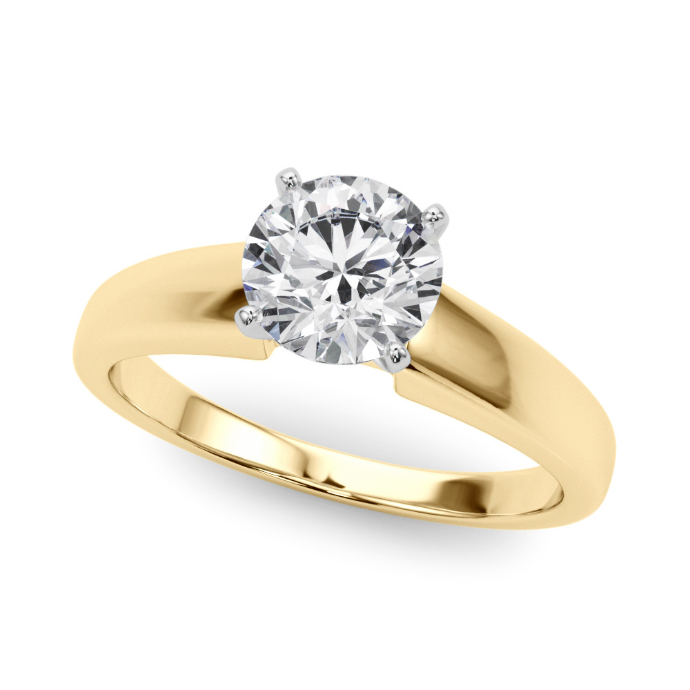 Oaklynn Natural 4 Prong  Diamond Ring