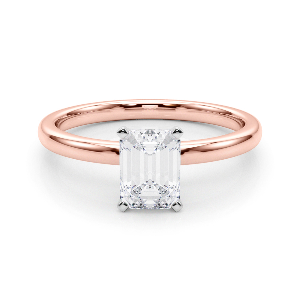 SunshineDiamonds Diamond Solitaire Diamond Rings in 9K Rose