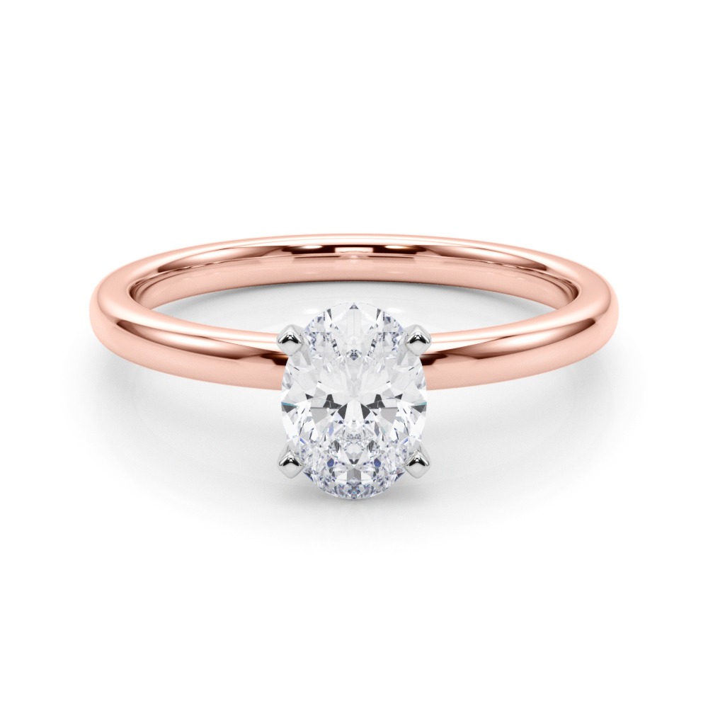 Oliva Lab-Created 4 Prong  Diamond Ring