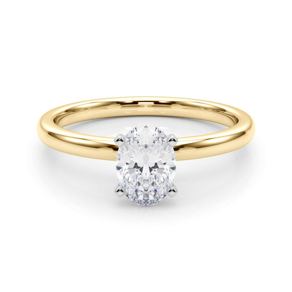 Oliva Lab-Created 4 Prong  Diamond Ring