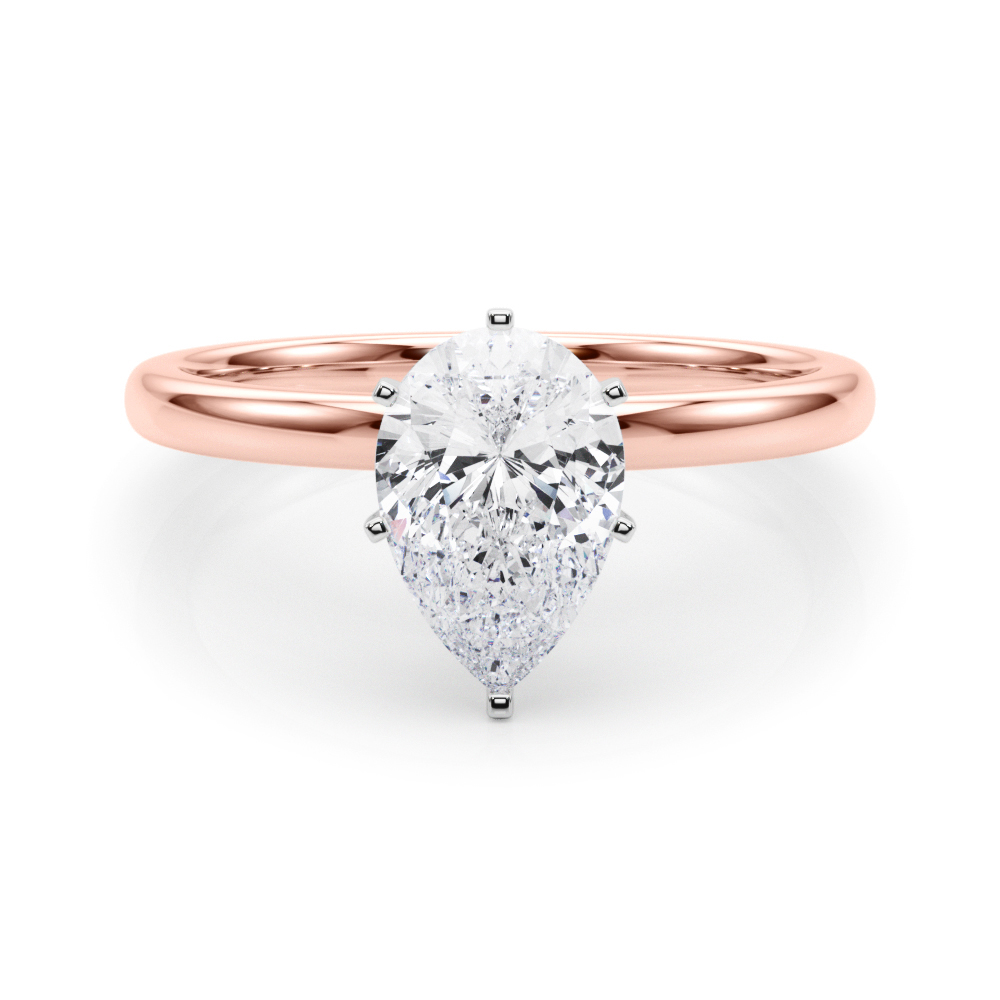 Oliva Lab-Created 4 Prong  Diamond Ring