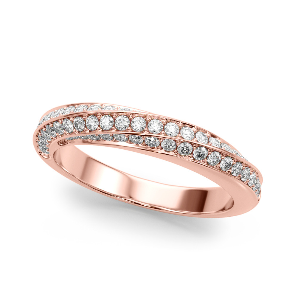 Alta Natural Pave-Set  Diamond Ring