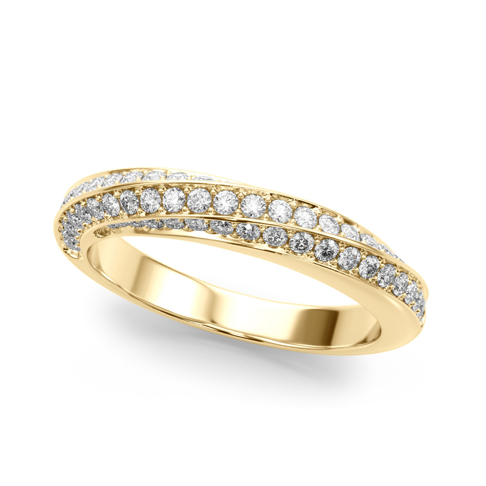 Alta Natural Pave-Set  Diamond Ring