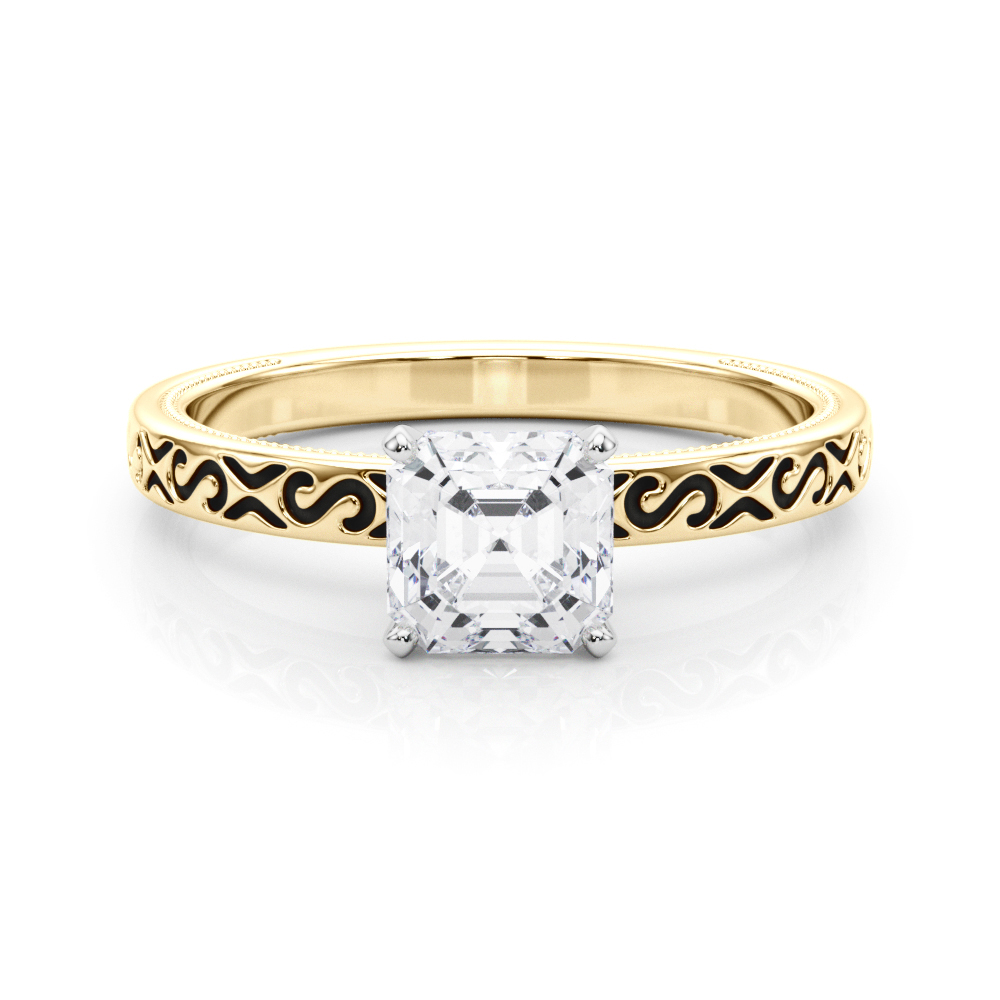 Onna Lab-Created 4 Prong  Diamond Ring