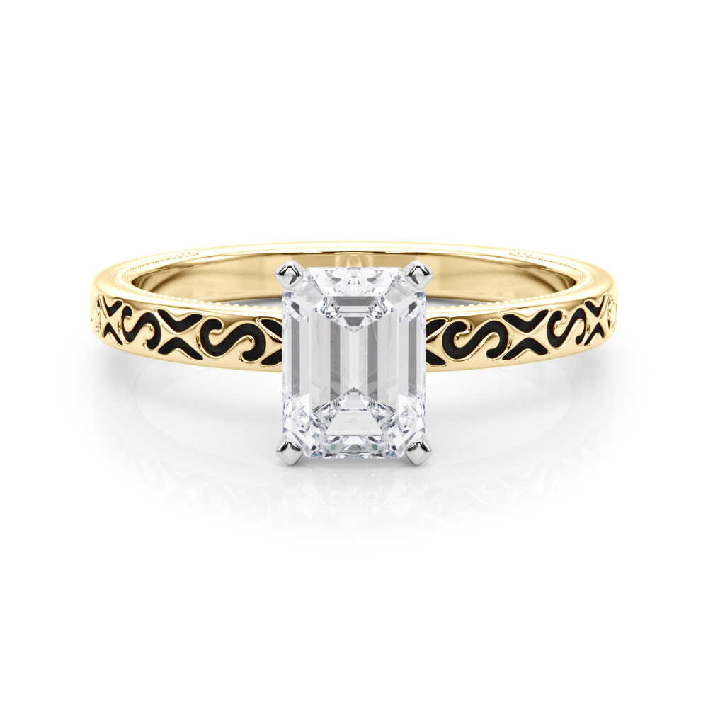 Onna Lab-Created 4 Prong  Diamond Ring