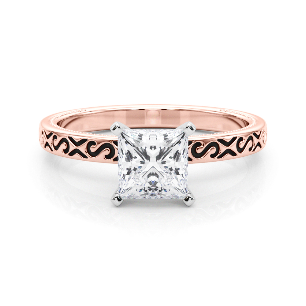 Onna Lab-Created 4 Prong  Diamond Ring