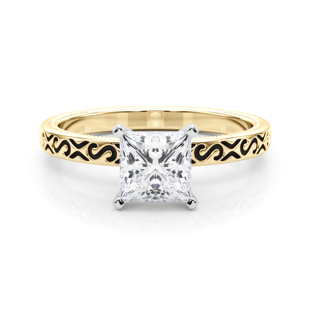 Onna Lab-Created 4 Prong  Diamond Ring