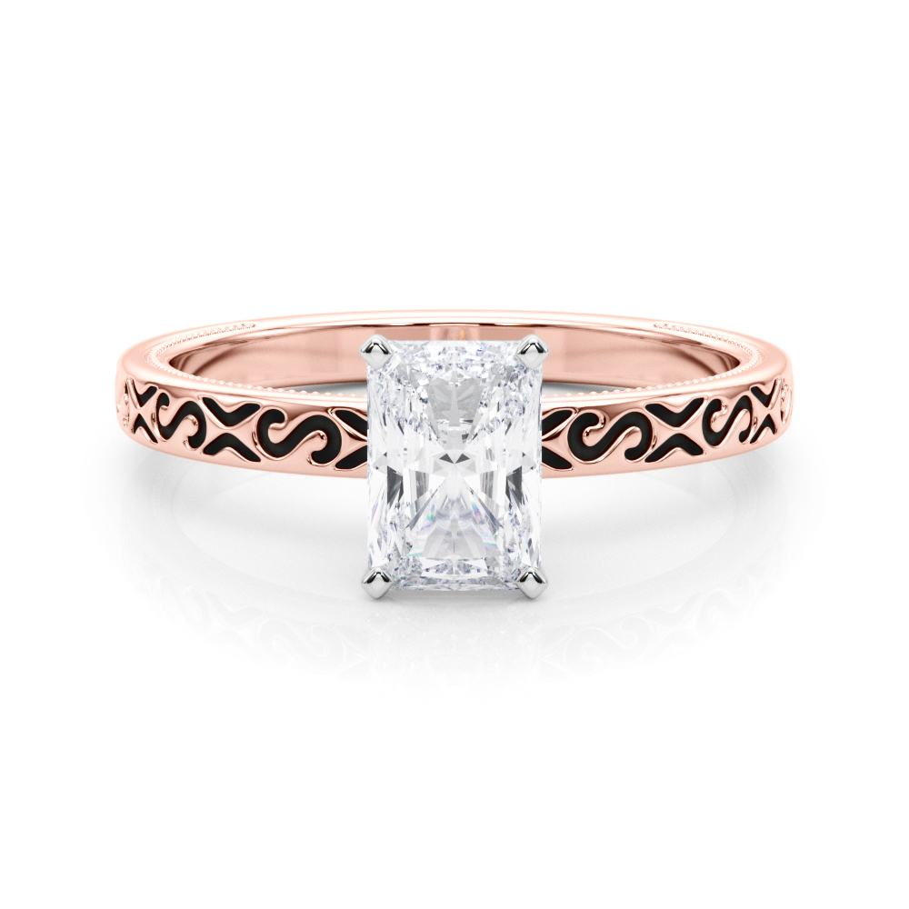 SunshineDiamonds Diamond Solitaire Diamond Rings in 9K Rose