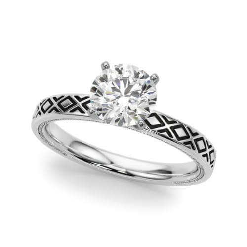 Olenna Natural 4 Prong  Diamond Ring