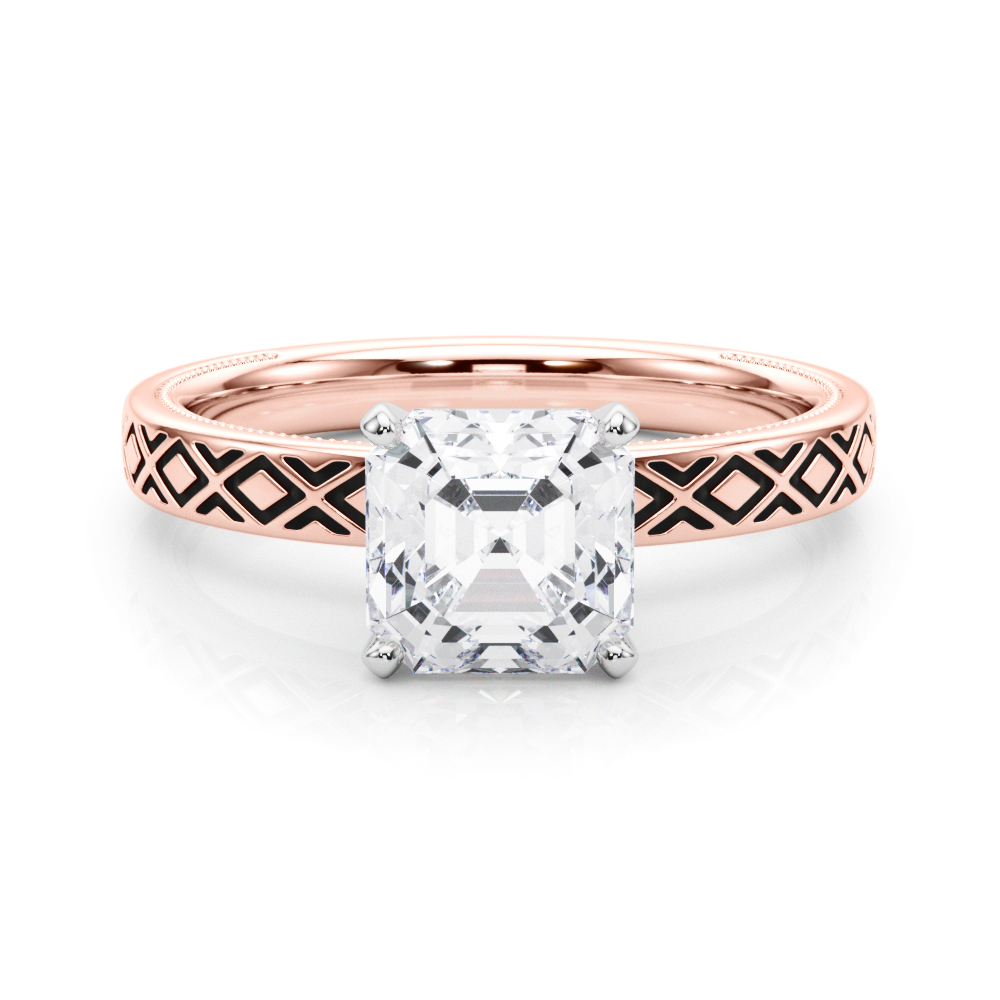 Olenna Lab-Created 4 Prong  Diamond Ring