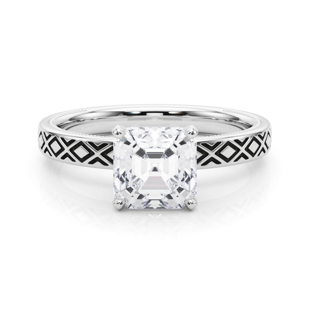 Olenna Lab-Created 4 Prong  Diamond Ring