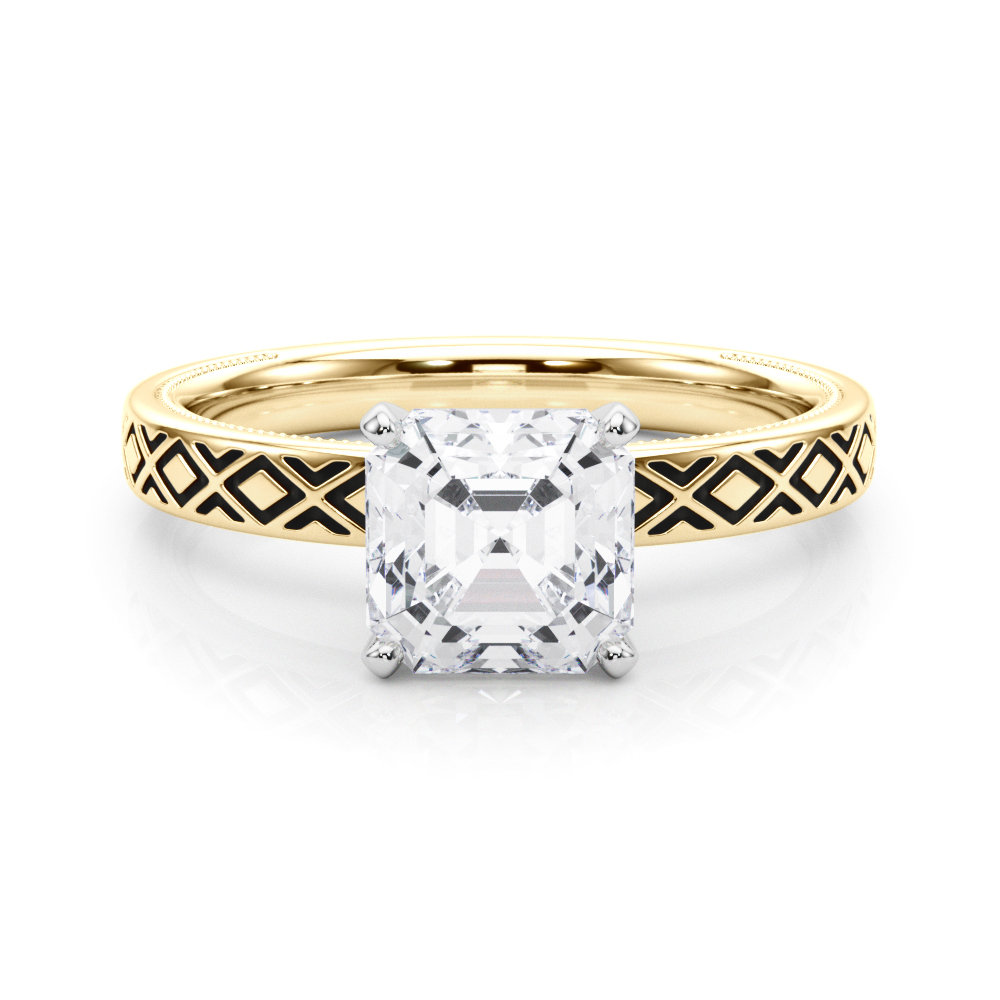 Olenna Lab-Created 4 Prong  Diamond Ring