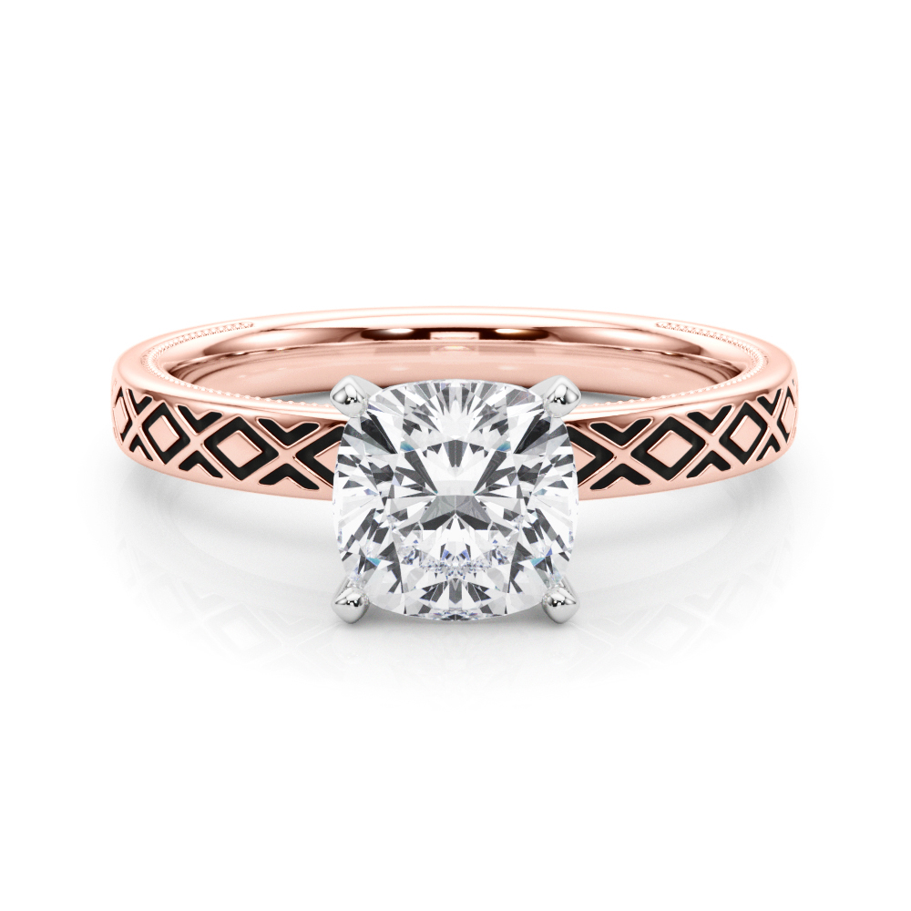 SunshineDiamonds Diamond Solitaire Diamond Rings in 9K Rose - 23