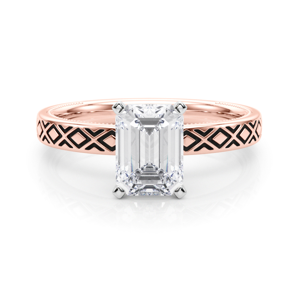 Olenna Lab-Created 4 Prong  Diamond Ring