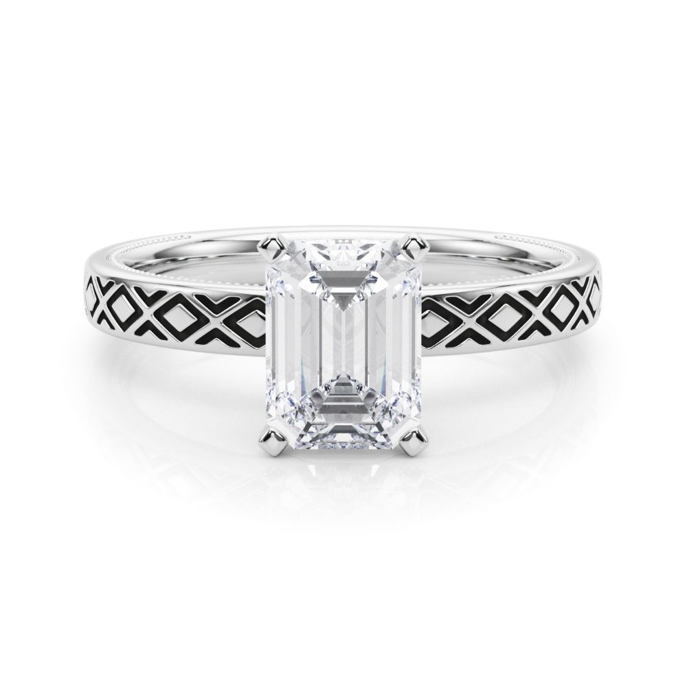 Olenna Lab-Created 4 Prong  Diamond Ring