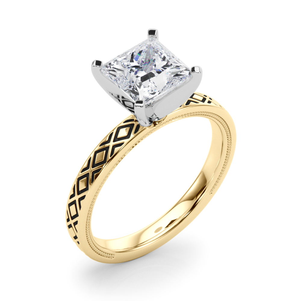 Olenna Natural 4 Prong  Diamond Ring