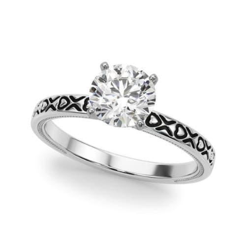Ostara Natural 4 Prong  Diamond Ring