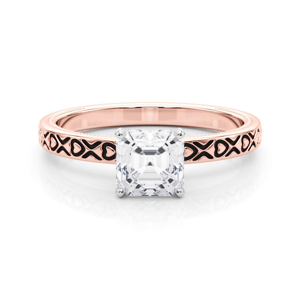 Ostara Lab-Created 4 Prong  Diamond Ring
