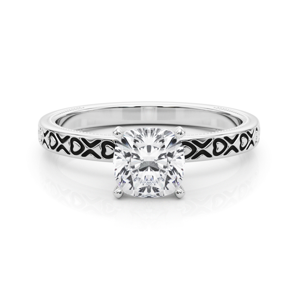 Ostara Lab-Created 4 Prong  Diamond Ring