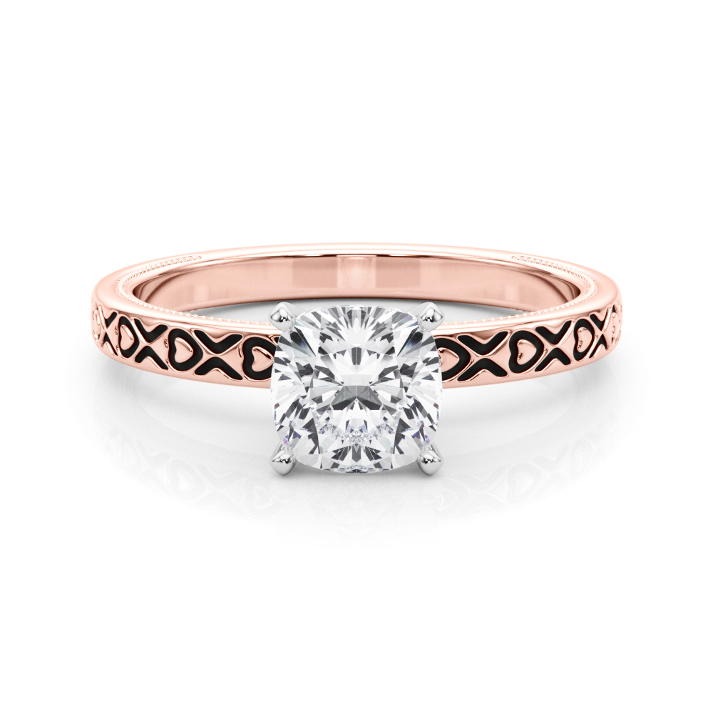 SunshineDiamonds Diamond Solitaire Diamond Rings in 9K Rose - 29