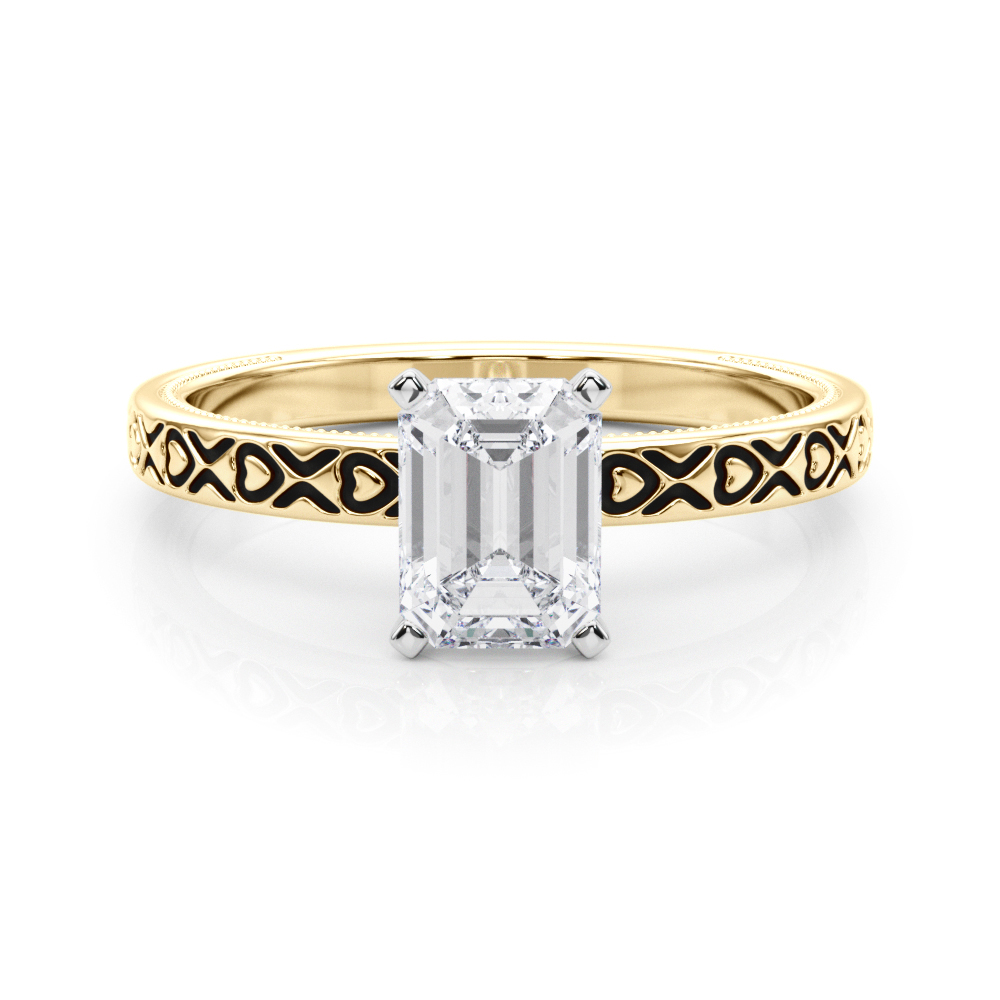 Ostara Lab-Created 4 Prong  Diamond Ring