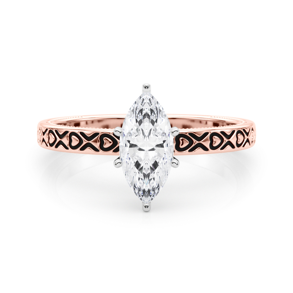 Ostara Lab-Created 6 Prong  Diamond Ring