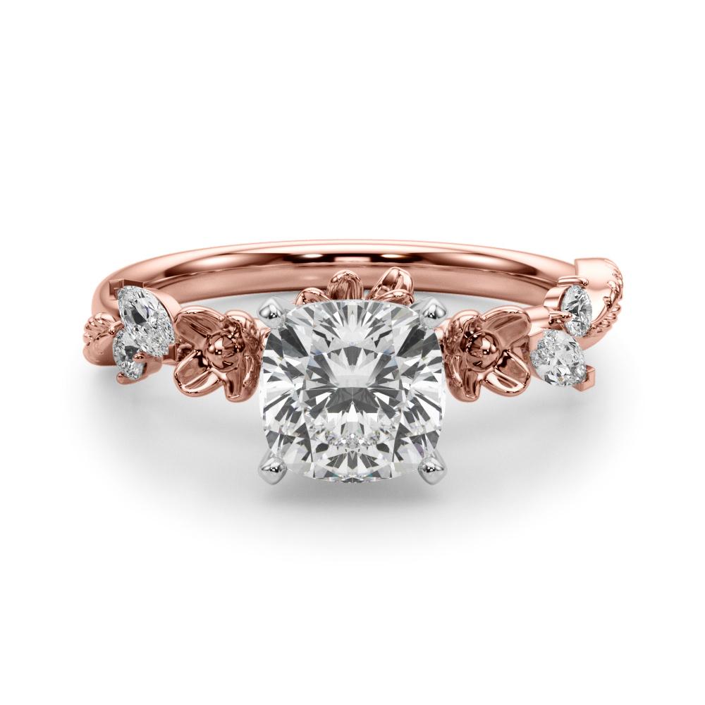 Sarahal Natural 4 Prong Set Diamond Ring