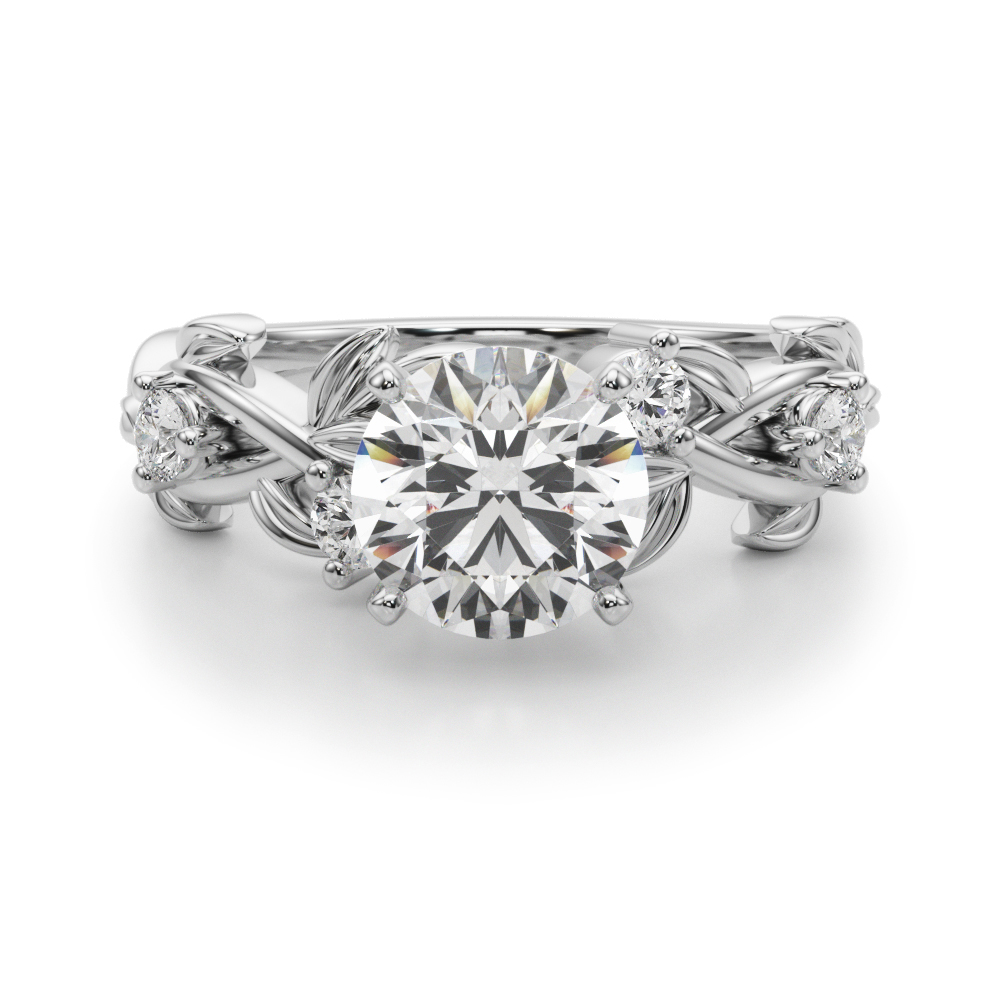 Loretta Natural 4 Prong Set Diamond Ring
