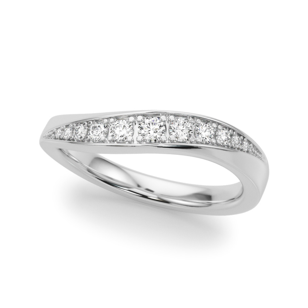 Custe Natural Diamond  Wedding Ring
