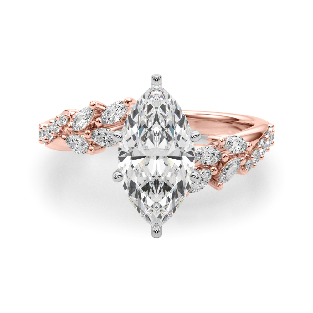 Lijita Natural 6 Prong Set Diamond Ring