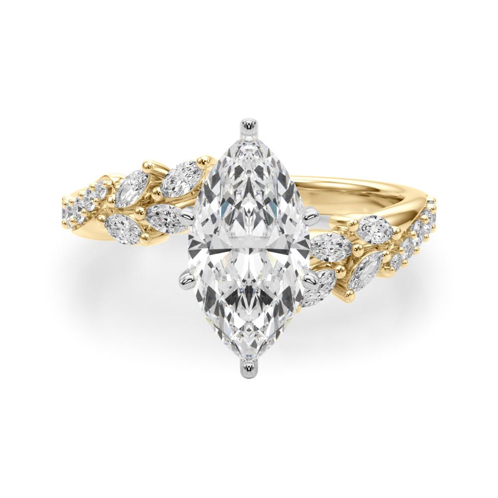 Lijita Natural 6 Prong Set Diamond Ring