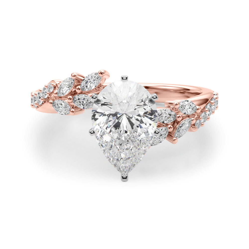 Lijita Natural 6 Prong Set Diamond Ring