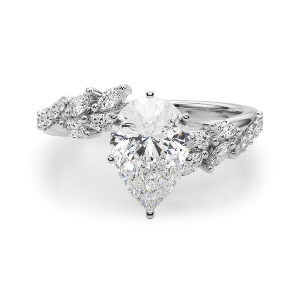 Lijita Natural 6 Prong Set Diamond Ring