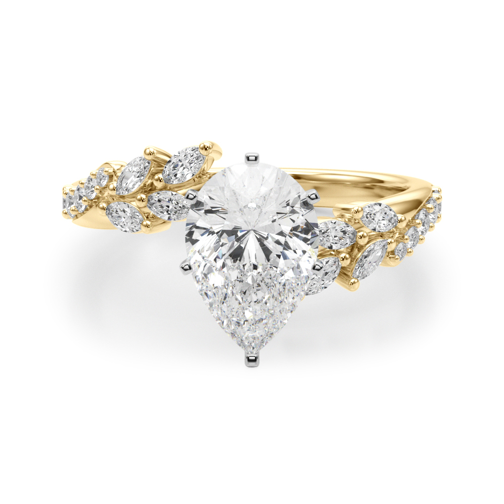 Lijita Natural 6 Prong Set Diamond Ring