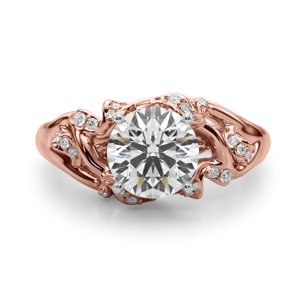 Suffiya Natural 4 Prong Set Diamond Ring