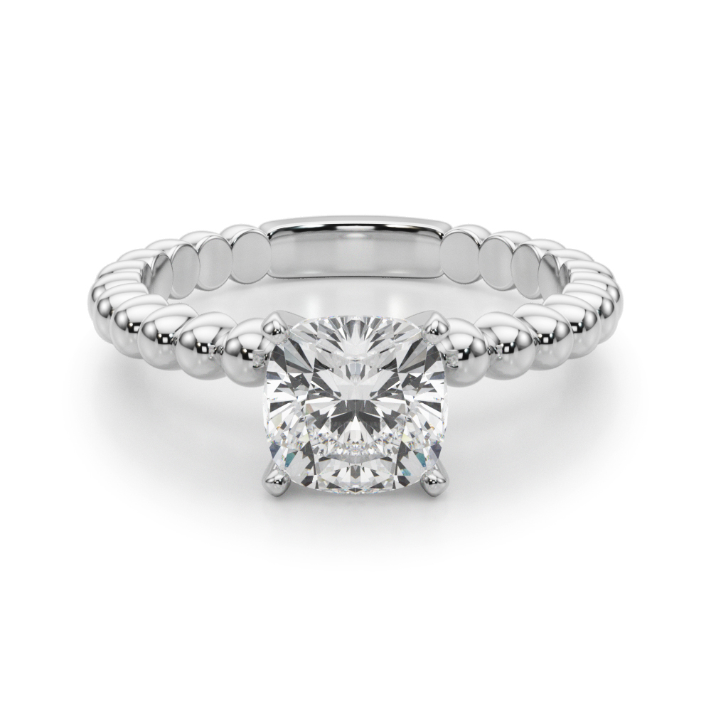 Olia Natural 4 Prong  Solitaire Diamond Ring