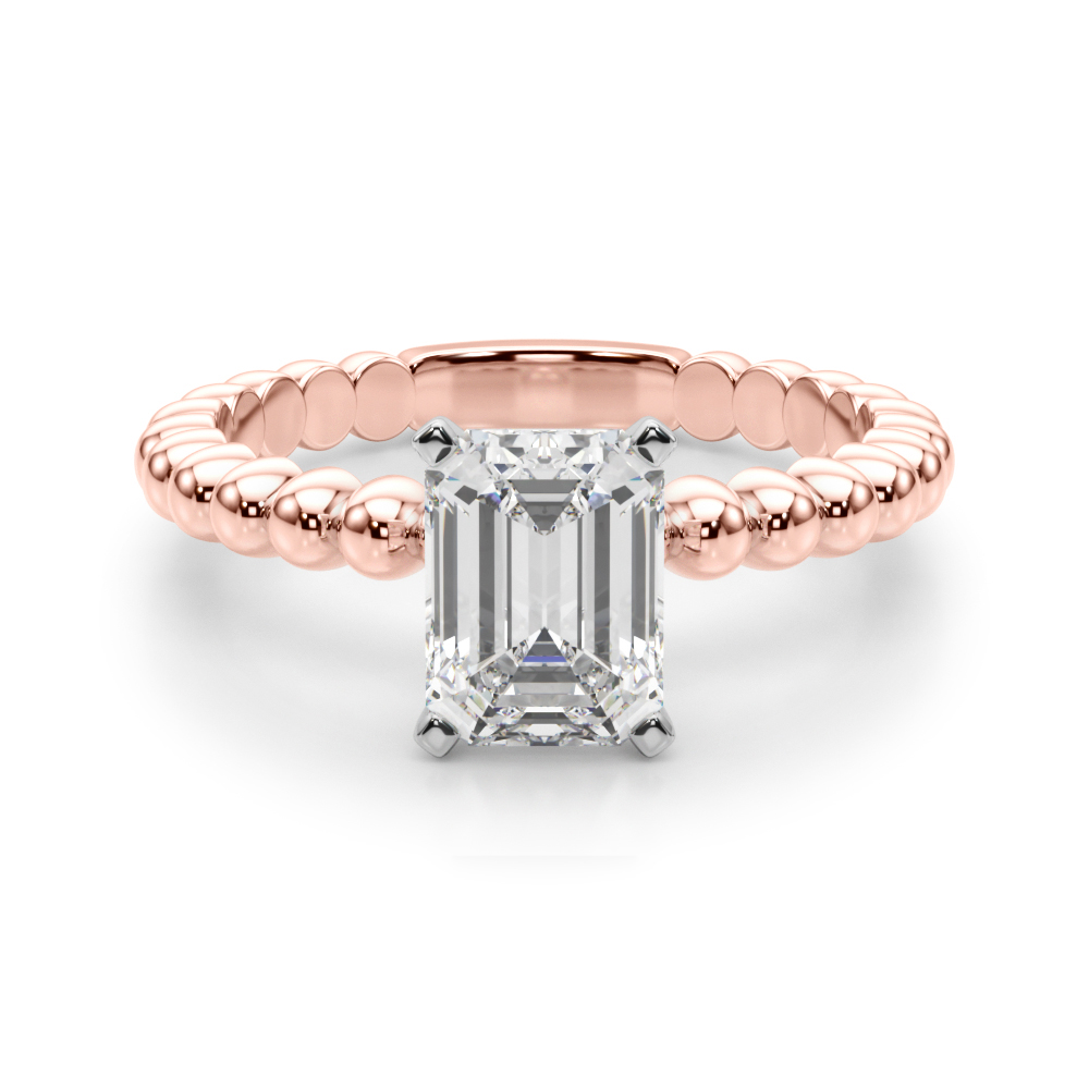 SunshineDiamonds Diamond Solitaire Diamond Rings in 9K Rose - 34