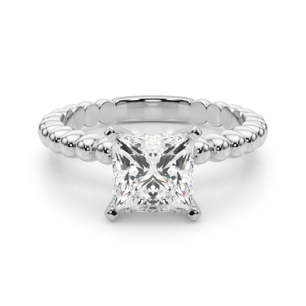 Olia Lab-Created 4 Prong  Diamond Ring